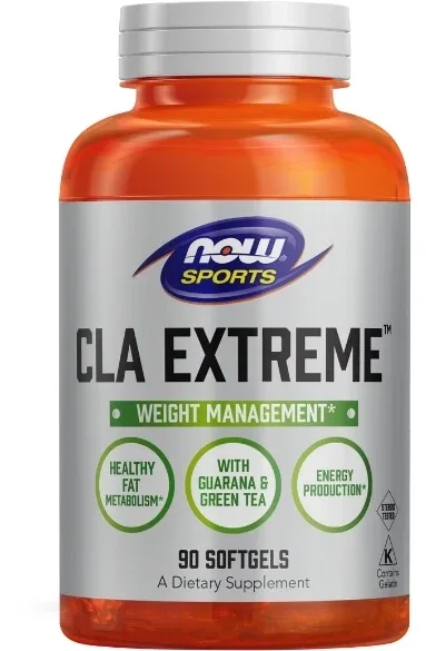 Now Foods Cla Extreme 90 capsule (Data expirării 30.06.2026) — preț și oferte