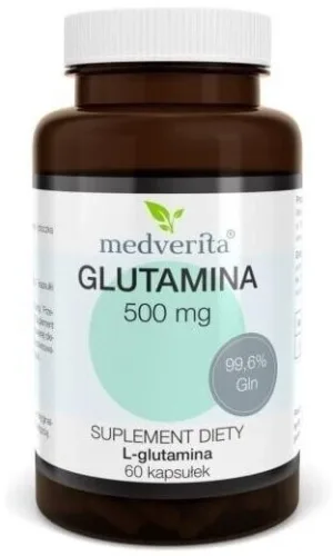 Medverita Glutamine 500 mg 60 capsule