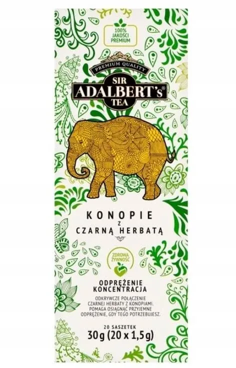 Adalbert's Hemp cu ceai negru Relaxare și ... — preț și oferte