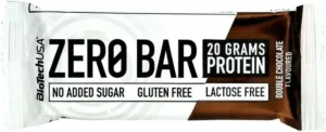 BioTech Statele Unite ale Americii Zero Bar Double Chocolate Protein Bar 50 g