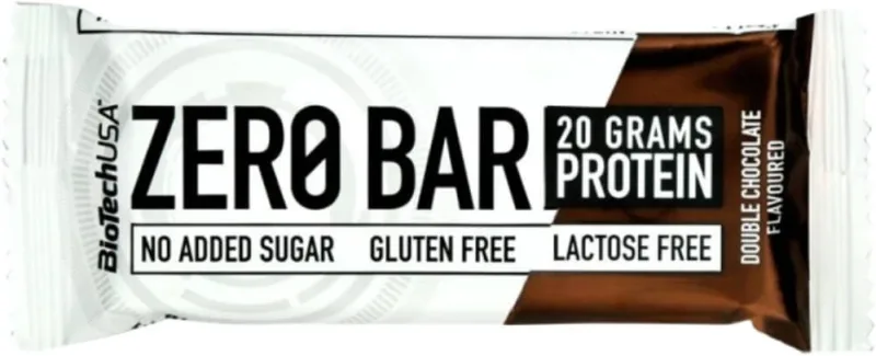 BioTech Statele Unite ale Americii Zero Bar Double Chocolate Protein Bar 50 g — preț și oferte
