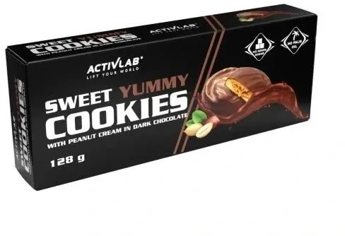 Activlab Sweet Yummy Cookies cu cremă de arahide 128g — preț și oferte