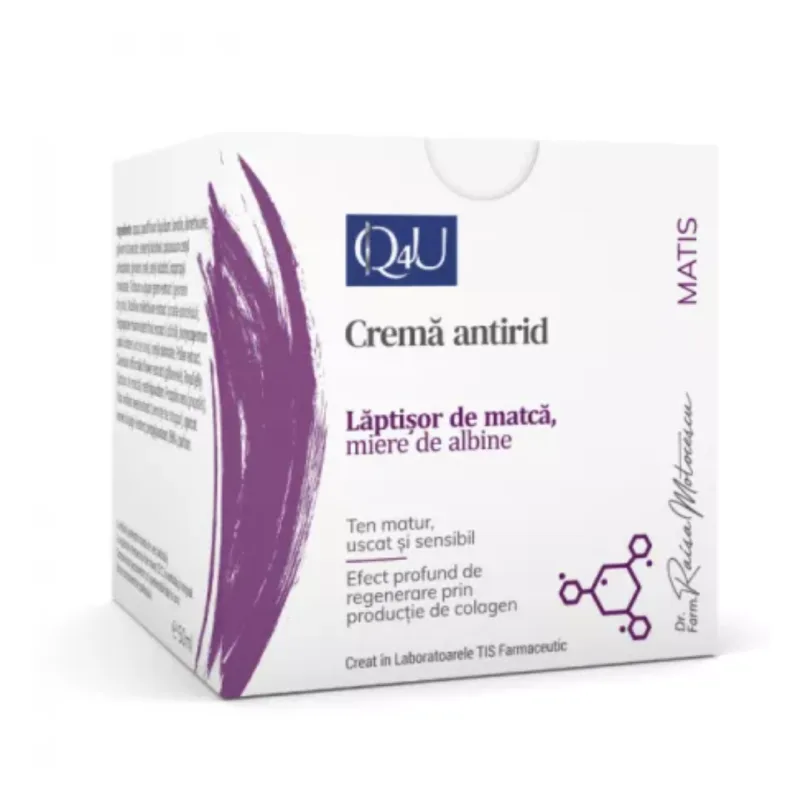 Crema antirid de noapte Matis Q4U, 50ml, Tis Farmaceutic — preț și oferte