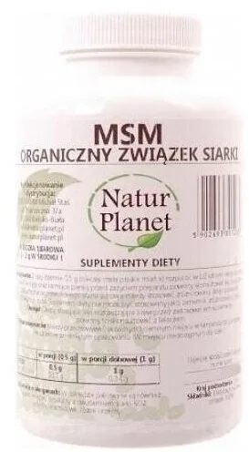 MSM Compuși organici de sulf Natur Planet 500 g