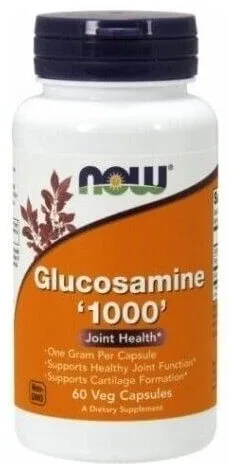 NOW FOODS Glucozamină 1000 mg 60 capsule