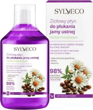 Sylveco apă de gură ortodontică pe bază de plante ...