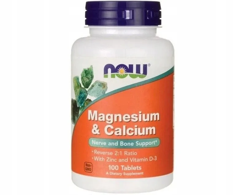 Now Foods Magneziu și calciu cu adaos de vitamina D și zinc 100 ... — preț și oferte