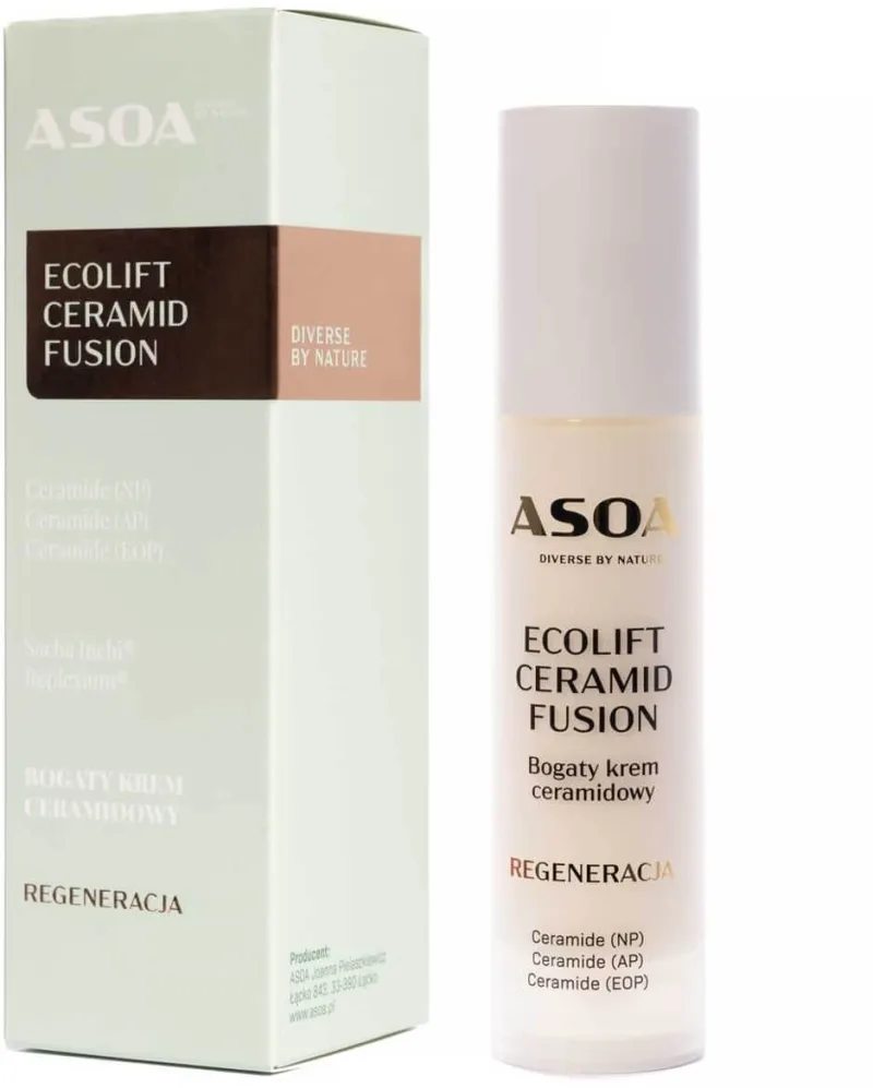 Asoa Rich Ceramide Cream Ecolift Ceramide Fusion, 50 ml — preț și oferte