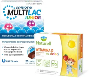 NATURELL Vitamina D pentru copii 60 comprimate + Multilac ...