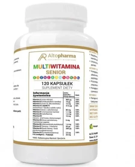 Altopharma Multivitamine Senior 120 capsule — preț și oferte