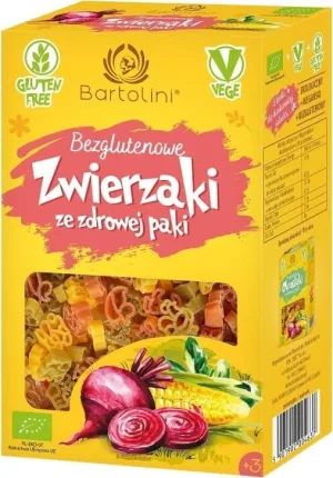 Bartolini Paste fără gluten Animale BIO 250 g