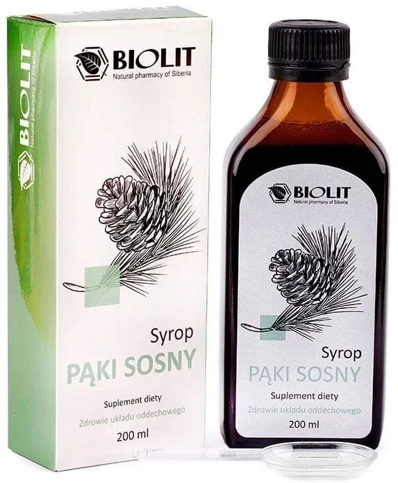Biolite sirop de muguri de pin 200 ml — preț și oferte