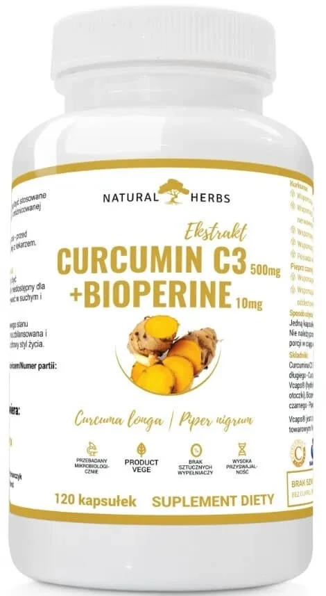 Altopharma Curcumin C3 500 mg + Bioperine 10 mg 120 capsule. — preț și oferte