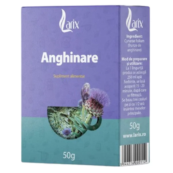 Ceai anghinare doze concis, Larix | 50 g LARIX INFINITY — preț și oferte