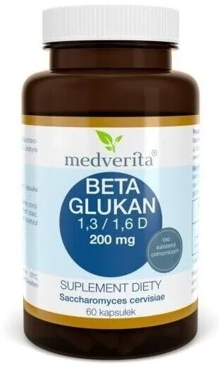 Medverita Beta Glucan 200 mg 60 capsule — preț și oferte