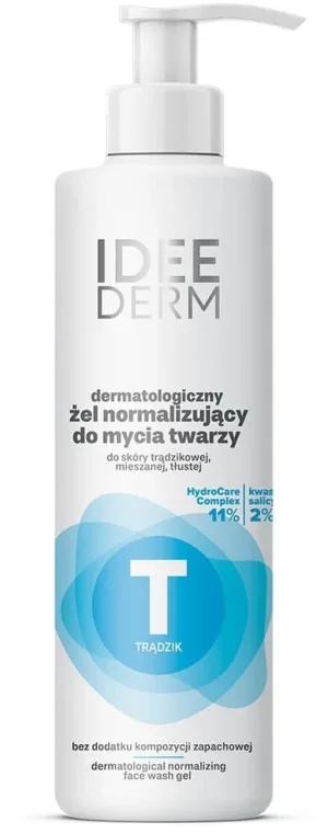 Idee Derm Dermatologic Gel de spălare a feței normalizator ...
