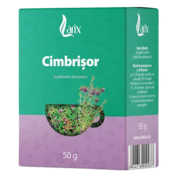 Ceai Cimbrisor doze concis, Larix | 50 g LARIX INFINITY — preț și oferte