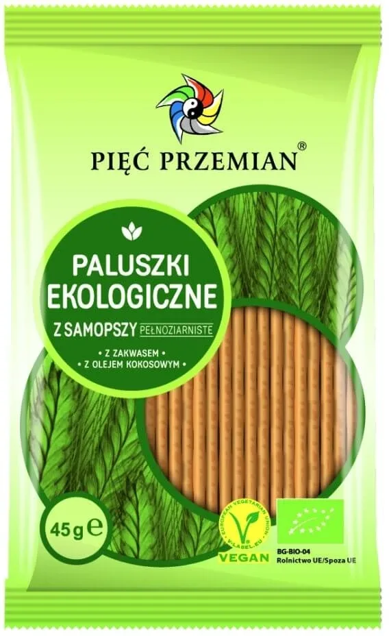 Cinci transformări cereale integrale Samopsha Sticks BIO 45 g — preț și oferte