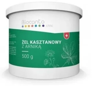 Biocanto Gel de castane cu Arnica 500 g