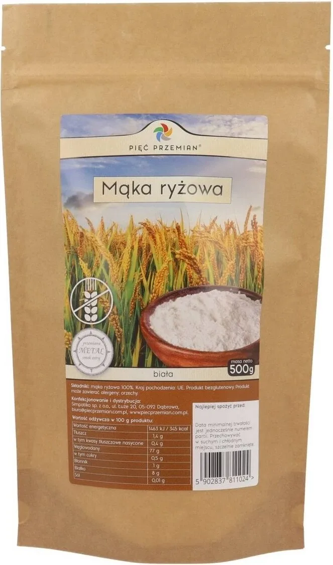 Five Transformations Făină albă de orez fără gluten 500 g — preț și oferte