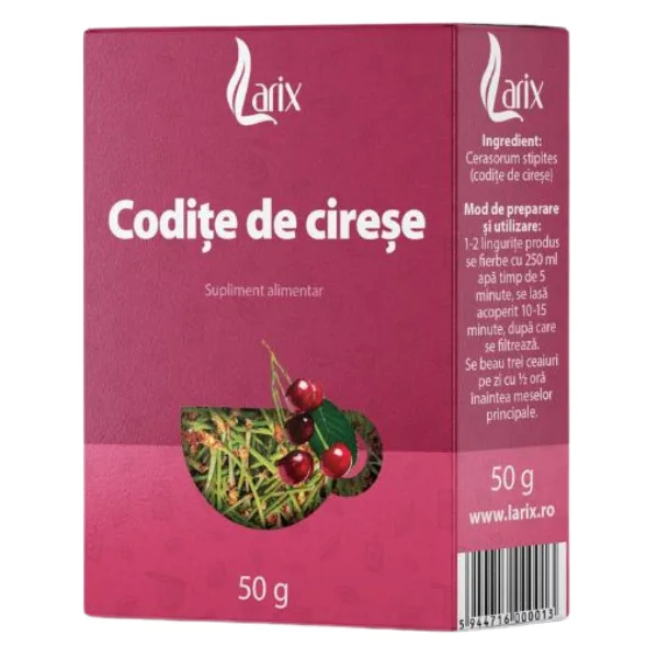 Ceai Codite de Cirese doze concis, Larix | 50 g LARIX INFINITY — preț și oferte