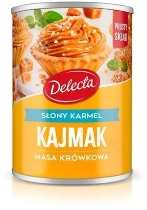 Delecta Kajmak masă fudge, aromă de caramel sărat 400 g