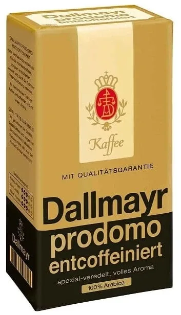 Dallmayr Prodomo Decaffeinated Ground Coffee 500 g — preț și oferte