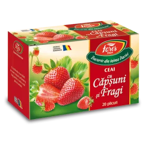 Ceai cu capsuni si fragi, ceai la plic, Fares | 20 plicuri
