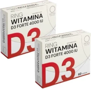 Ring Vitamina D3 Forte 4000 UI 60 capsule Multipack x 2