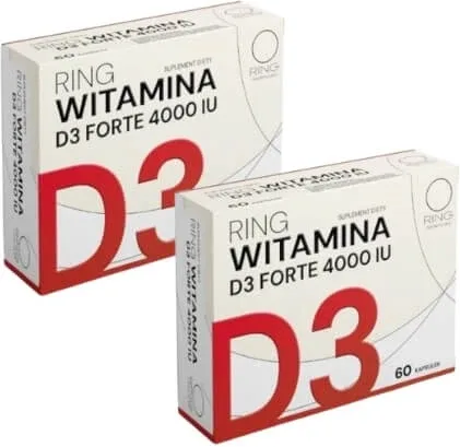 Ring Vitamina D3 Forte 4000 UI 60 capsule Multipack x 2 — preț și oferte