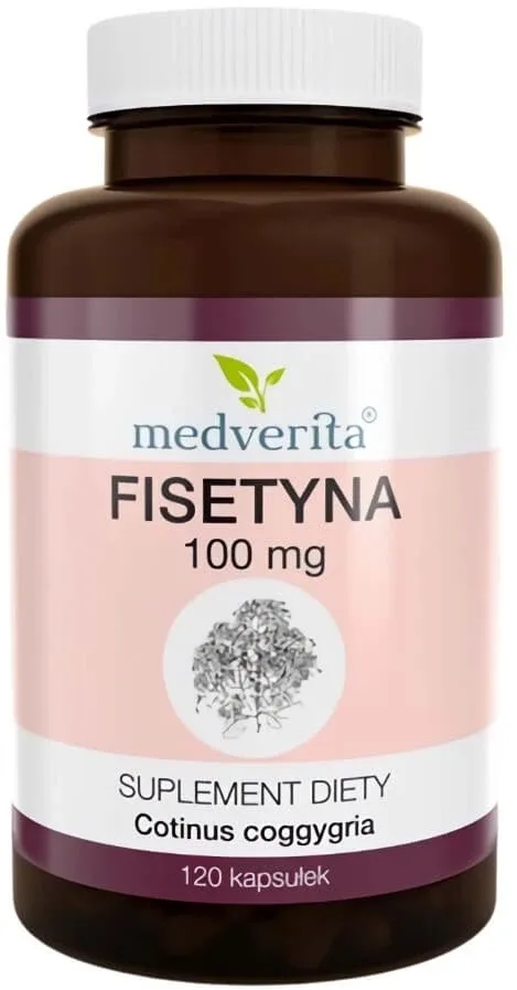 Medverita Fisetin 100 mg Podolia wigwort 120 capsule — preț și oferte