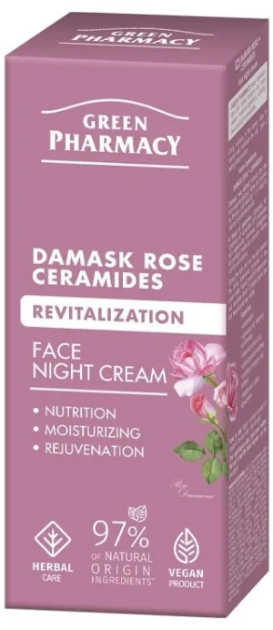 Crema de noapte Green Pharmacy Damask Rose, ...