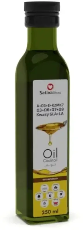 SativaLife Coctail Oil 250 ml (Data expirării 06.07.2026) — preț și oferte