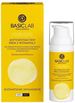BasicLab Cremă antioxidantă cu vitamina C, 4% ...