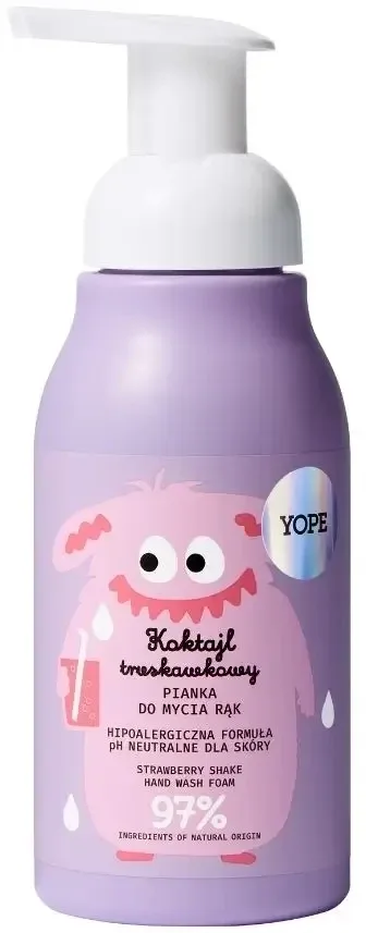 YOPE Spumă de spălat pe mâini pentru copii Strawberry Cocktail 300 ... — preț și oferte