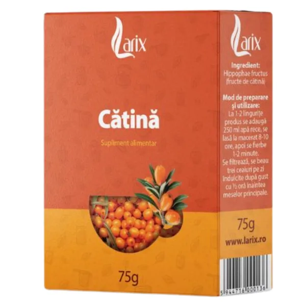Ceai din fructe de Catina doze concis, Larix | 75 g LARIX INFINITY — preț și oferte