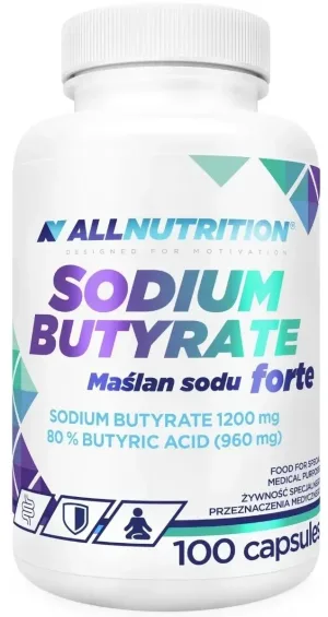 Allnutrition Butirat de sodiu forte 100 capsule