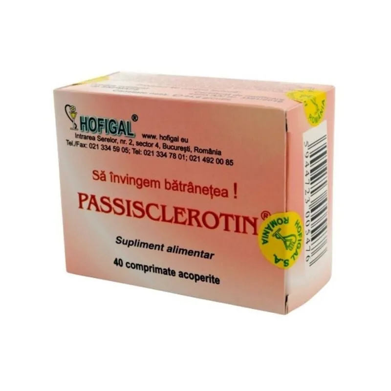 Passisclerotin, 40 comprimate, Hofigal — preț și oferte