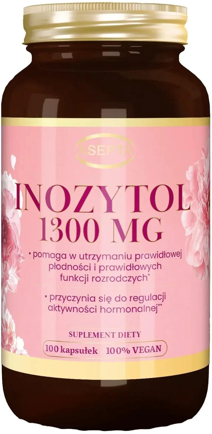 Asepta Inositol 1300 mg 100 capsule — preț și oferte