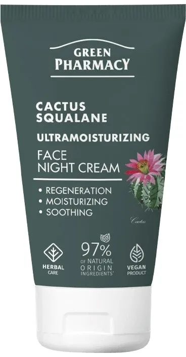 Green Pharmacy Cactus cremă de noapte, squalane 50 ml — preț și oferte