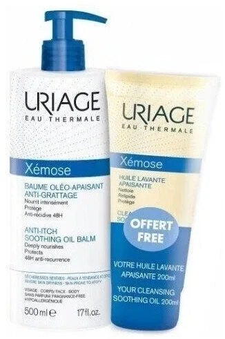 URIAGE XEMOSE ulei calmant în cremă 500ml + ulei pentru ... — preț și oferte