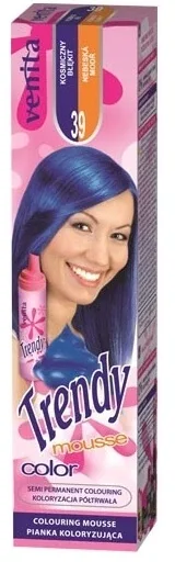 VENITA TRENDY COLOR Spumă 39 Albastru cosmic 75 ml — preț și oferte