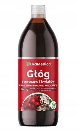 EkaMedica Hawthorn fructe și flori 1 l