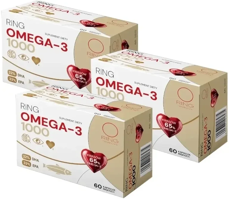 Ring Omega-3 1000 60 capsule Multi-pack x 3 — preț și oferte