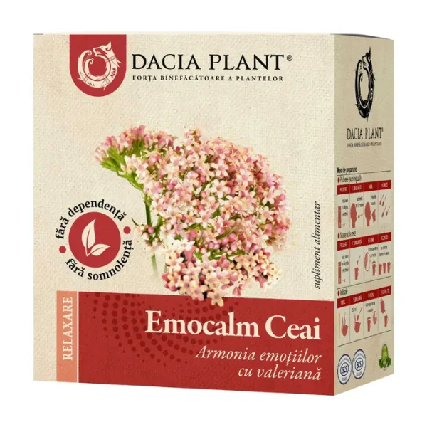 Ceai Emocalm, Dacia Plant | 50 g — preț și oferte