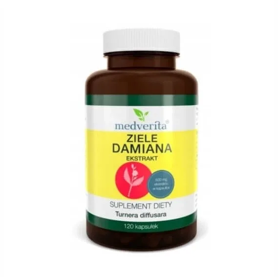 Medverita Damiana plantă 120 capsule — preț și oferte