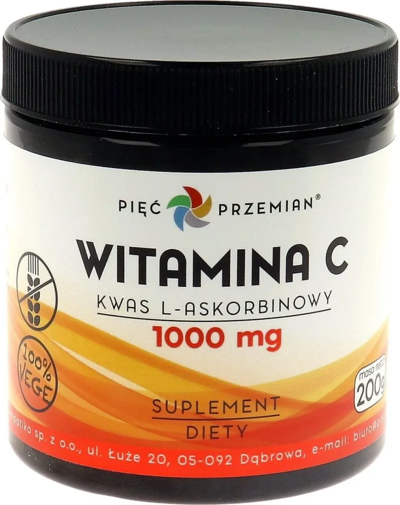 Five Transformations Vitamina C Acid L-ascorbic 200 g — preț și oferte