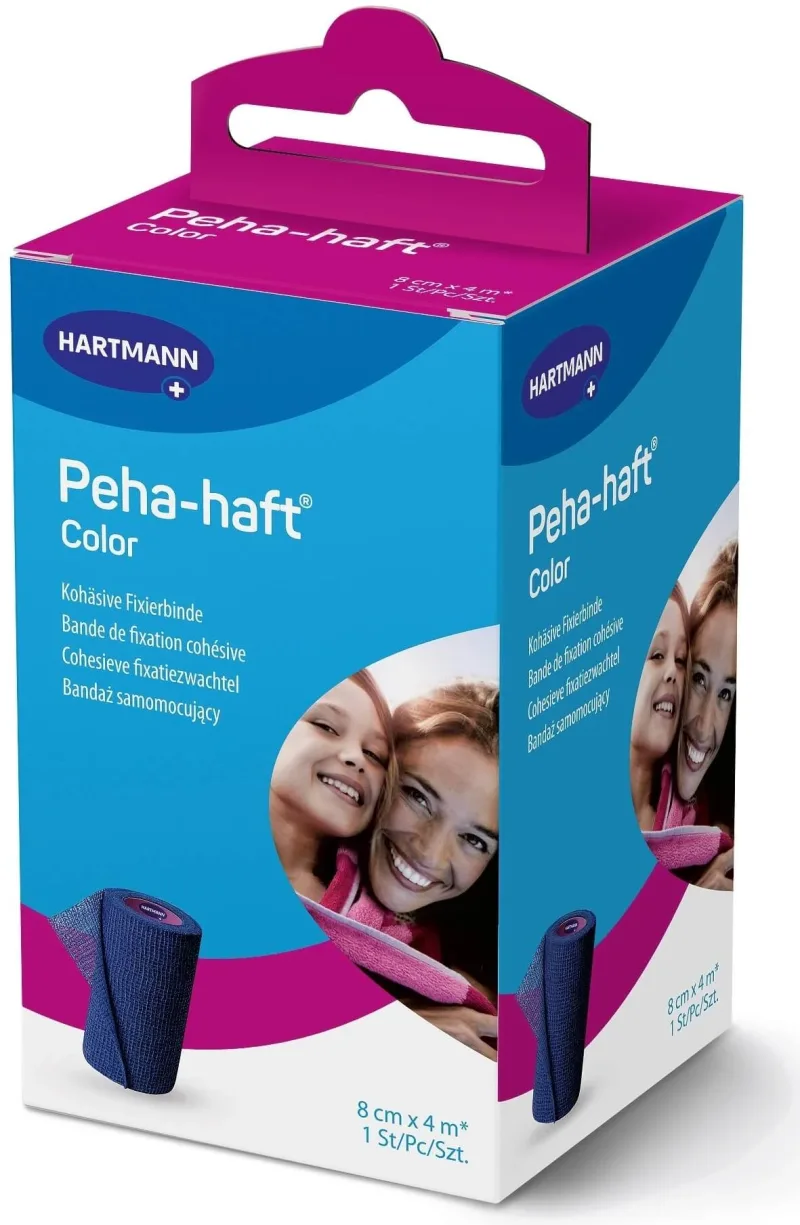Peha-Haft bandaj elastic culoare albastru 8 cm x 4 m 1 buc — preț și oferte