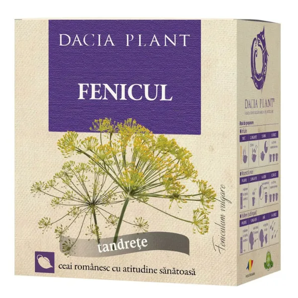 Ceai Fenicul, Dacia Plant | 50 g — preț și oferte