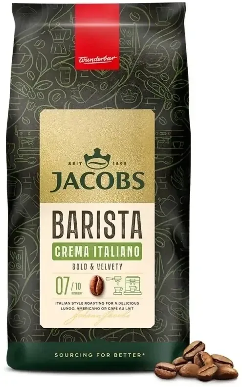 Jacobs Barista Crema Italiano boabe de cafea 1 kg — preț și oferte